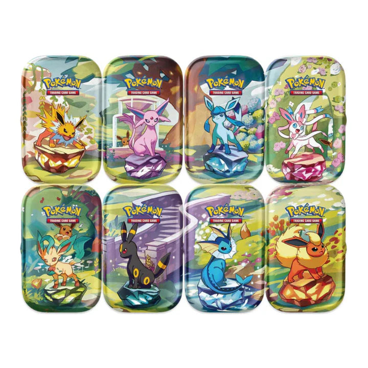 Pre-Order - SV8.5 Prismatic Evolutions Mini Tins Display
