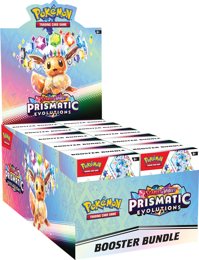 Pre Order SV8 5 Prismatic Evolutions Booster Bundle Display Pokedeal pre-order-sv8-5-prismatic-evolutions-booster-bundle-display-pokedeal